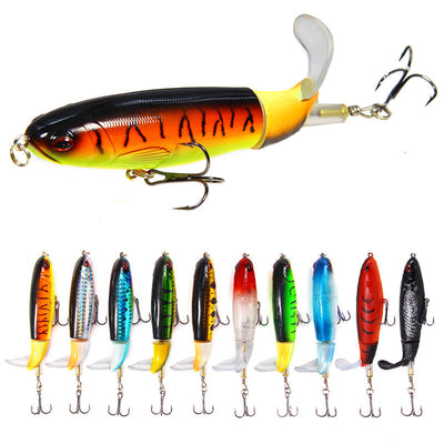 Luya Bait Propeller Tractor Bait 15g 11cm Floating Pencil Wave Climbing Bait Fishing Gear Products - Korvel