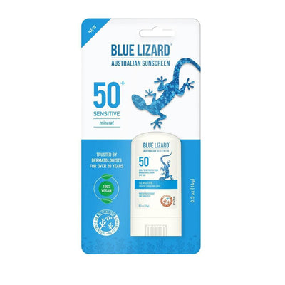 Blue Lizard Sensitive Mineral Sunscreen Stick SPF 50+ - 0.5 Oz