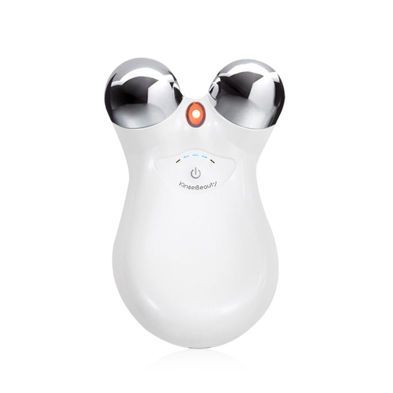 Face Micro Current Household Beauty Instrument Micro Current Second-Generation Beauty Instrument Roller Instrument 3D Lifting And Tightening Facial Beauty Instrument - Korvel