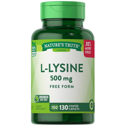 Caplets de L-Lysine Nature's Truth, 500 mg - Qualité Premium