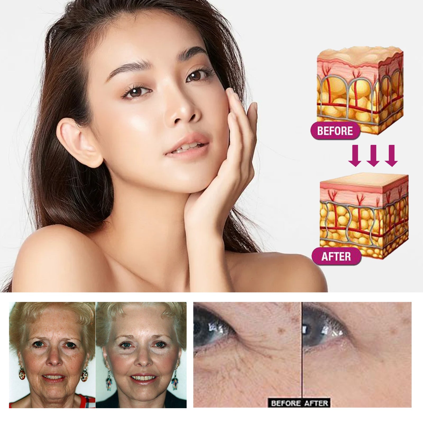 Night Frozen Mask, Leave-In Facial Mask Firming Skin, Reducing Fine Lines And Moisturizing Night Cream - Korvel