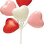 Ballons en forme de cœur - Rose, Blanc, Rouge - Paquet de 4, 12 ou 36