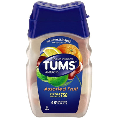Extra Strength Chewable Antacid Tablets - Assorted Fruit Flavors
