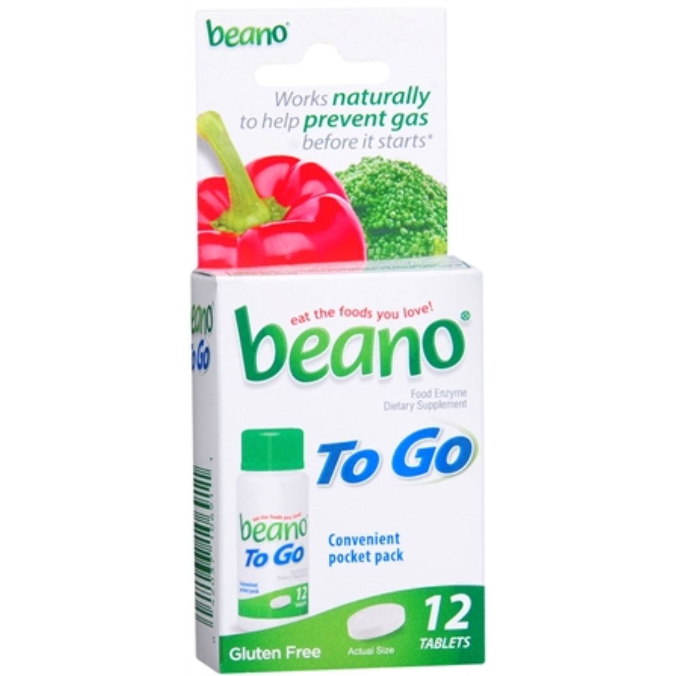 Beano Meltaways Prévention des Gaz – 120 Comprimés – Saveur Fraise