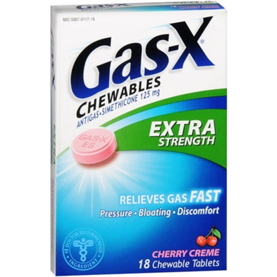 Tablettes à mâcher Gas-X Extra Fort Antigas - Crème Cerise