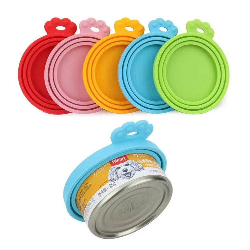 Silicone pet can lid preservation lid pet supplies wholesale silicone can lid - Korvel