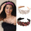 Gorgeous Mizhu Water Diamond Baroque Retro Wide Edge Hair Accessories - Korvel