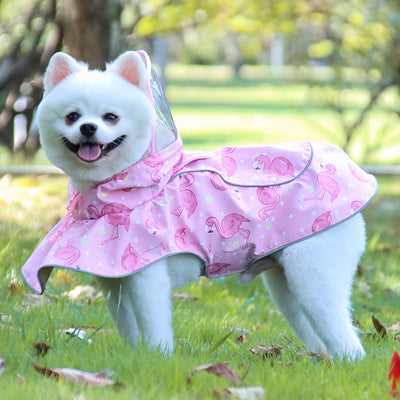 Waterproof Reflective Cape Raincoat for Dogs