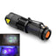 Mini 3 Modes LED UV Flashlight - Waterproof & Zoomable