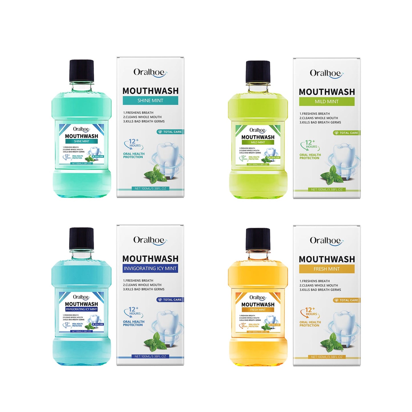 Breath Freshening Mouthwash Fresh Breath Daily Care Teeth Cleaning Odor Mouthwash - Korvel