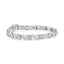 Pulsera de Tenis X-Link de Diamante Miracle-Set de Plata Esterlina .925