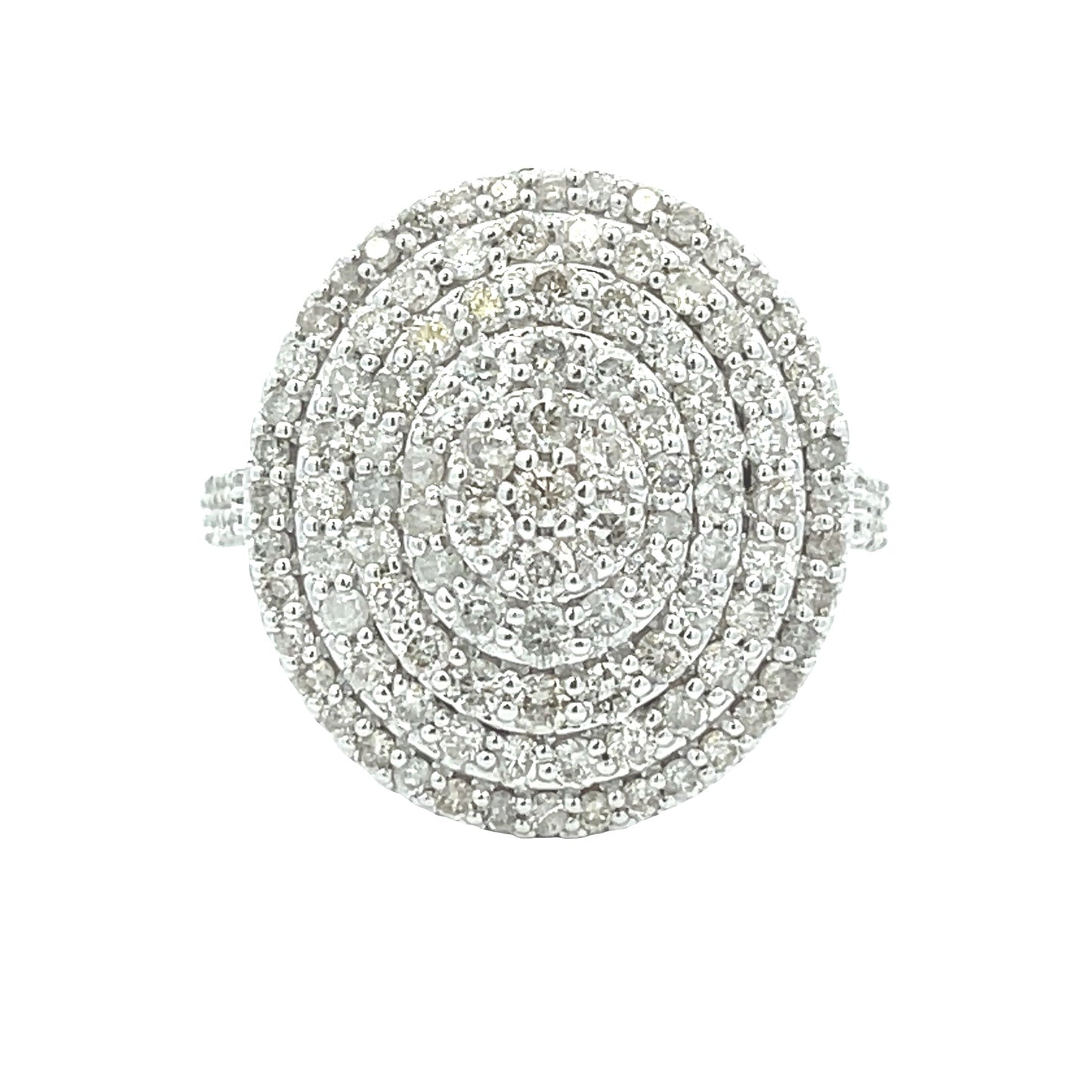 Genuine 1.50ct Diamond Ring in 14KT White Gold
