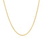 14k Yellow Gold Round Wheat Chain - 1.2mm
