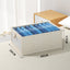 Visible foldable clothes storage box home wardrobe clothing storage box - Korvel