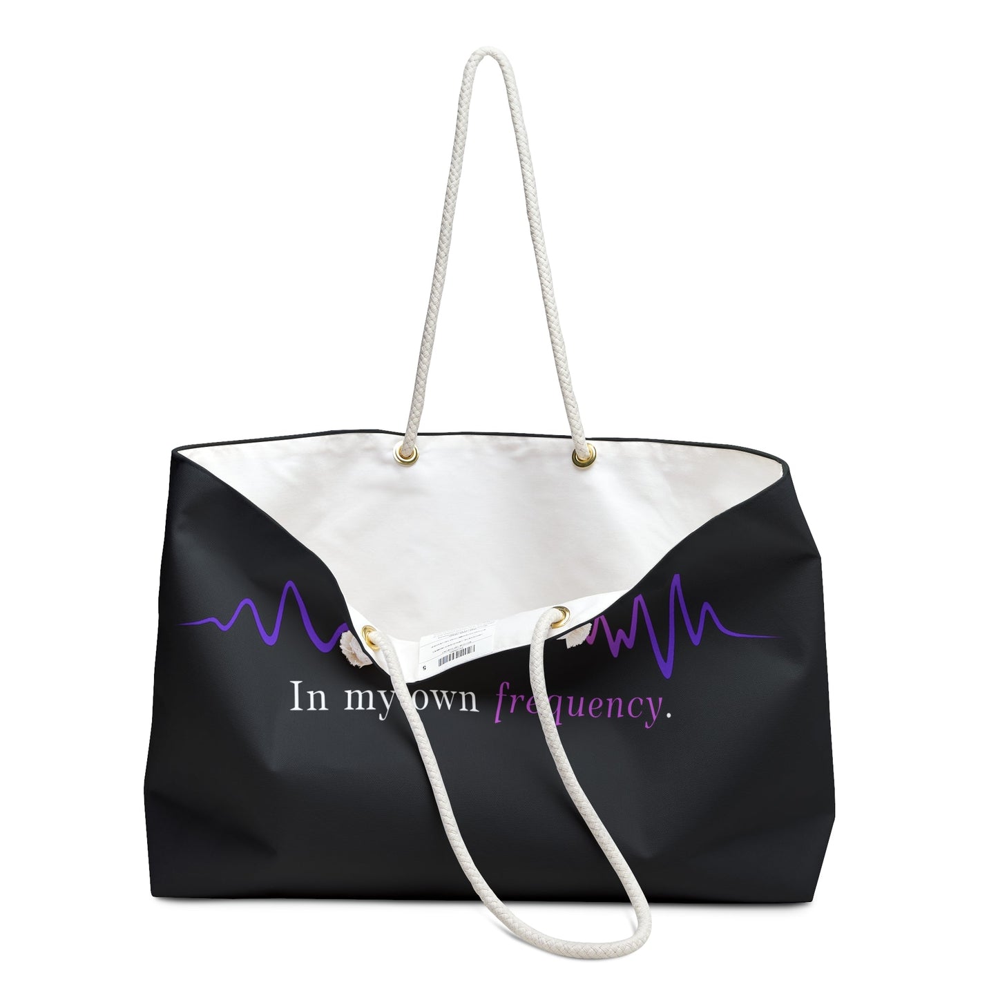 In My Own Frequency Weekender Bag – Epilepsy Awareness Tote