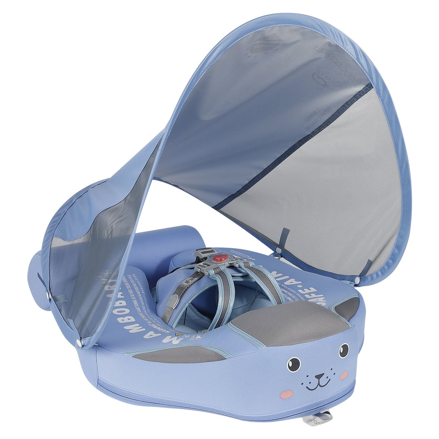 Mambobaby Non-Inflatable Baby Swim Float with Foot Cushion