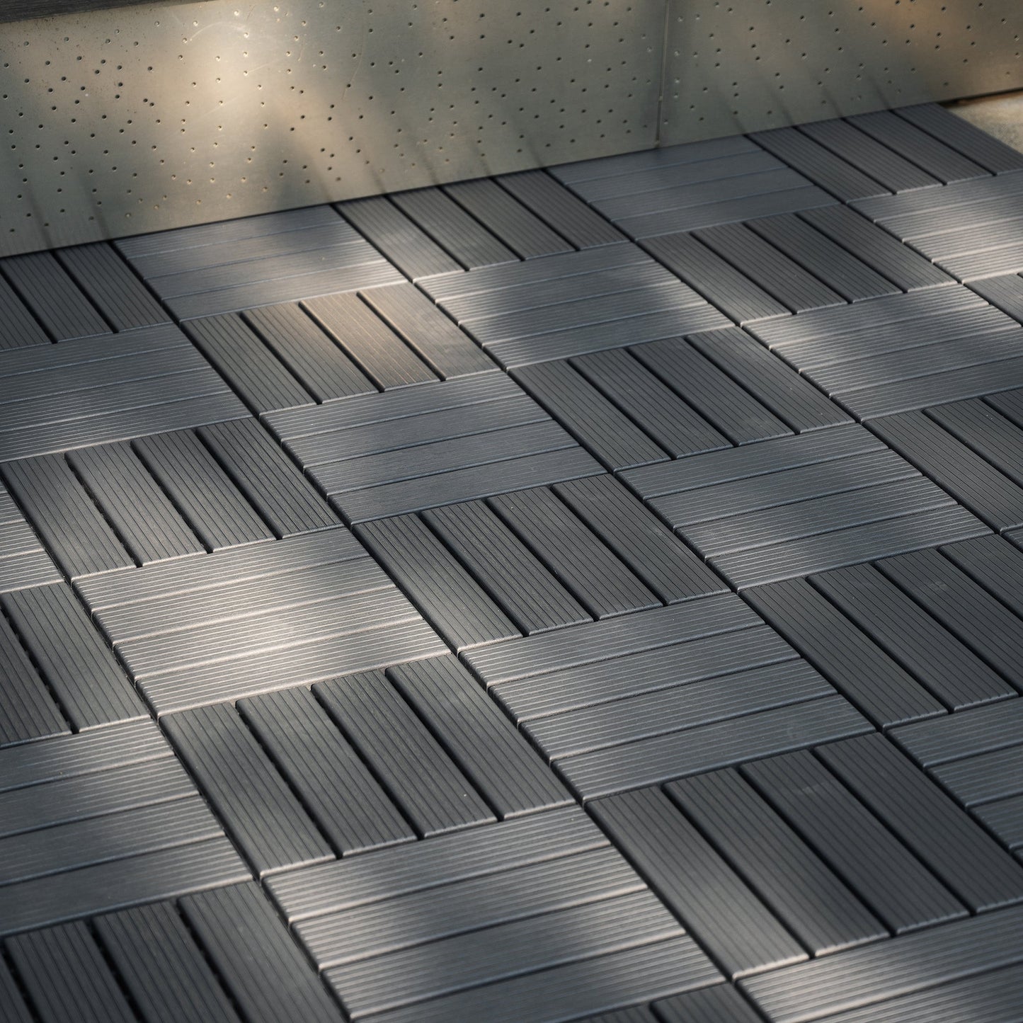 Premium Plastic Interlocking Deck Tiles - 44 Pack