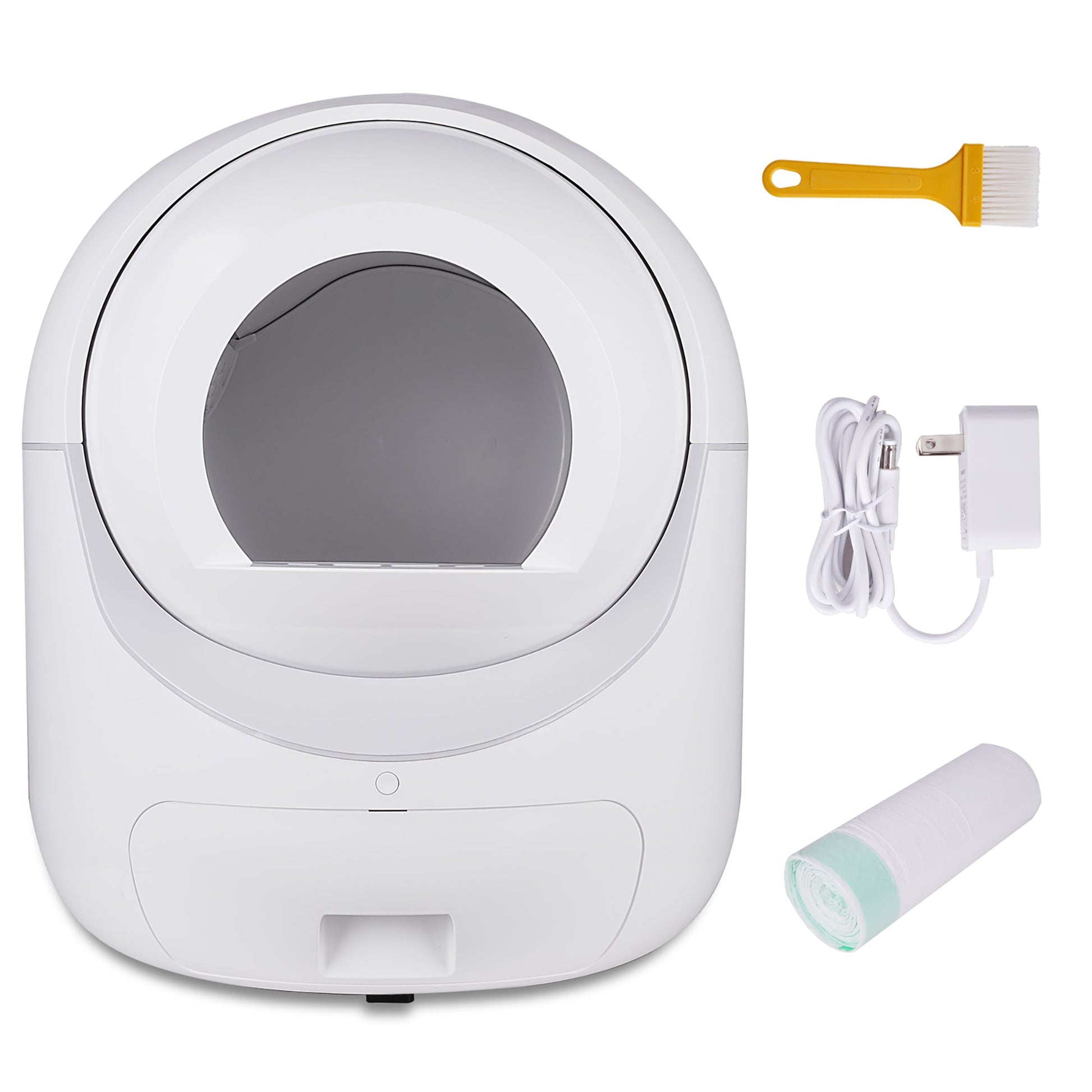 Intelligent cat litter box, automatically eliminates odors, application control, supports multiple cats with 5G and 2.4G WiFi - Korvel