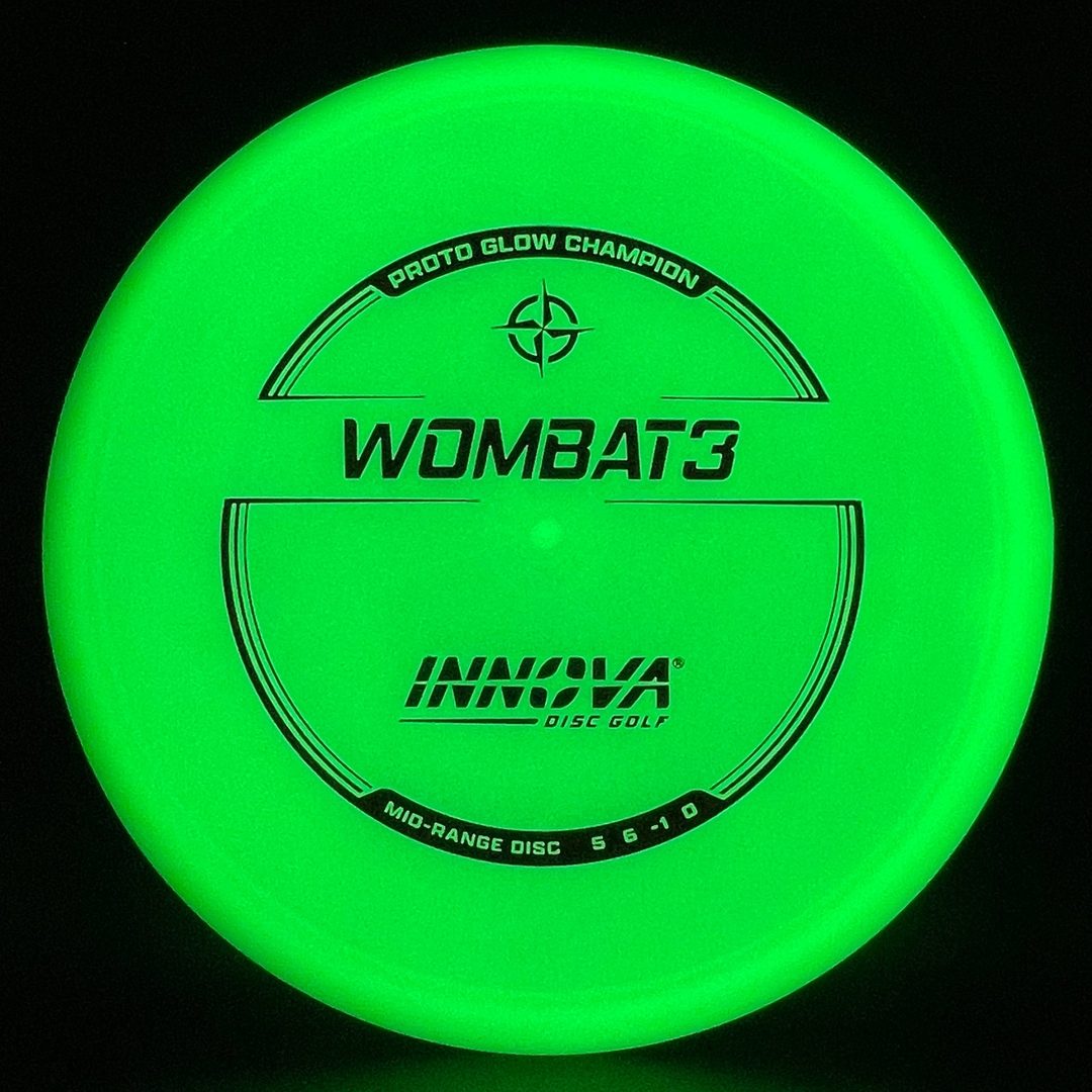 Proto Glow Champion Wombat3 Disco de Golf