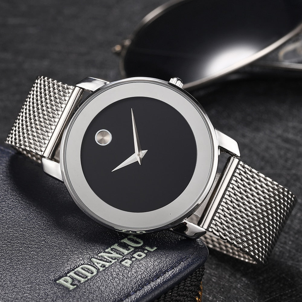 Clearance MISSFOX  2446 Unique Design Minimalist Watch Men Novel Stylish Male Watches Fashion Sports Quartz Wrist Watch For Men Women - Korvel