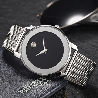 Clearance MISSFOX  2446 Unique Design Minimalist Watch Men Novel Stylish Male Watches Fashion Sports Quartz Wrist Watch For Men Women - Korvel