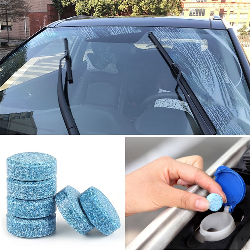 10PCS Car Solid Wiper Tablets for Window Cleaning