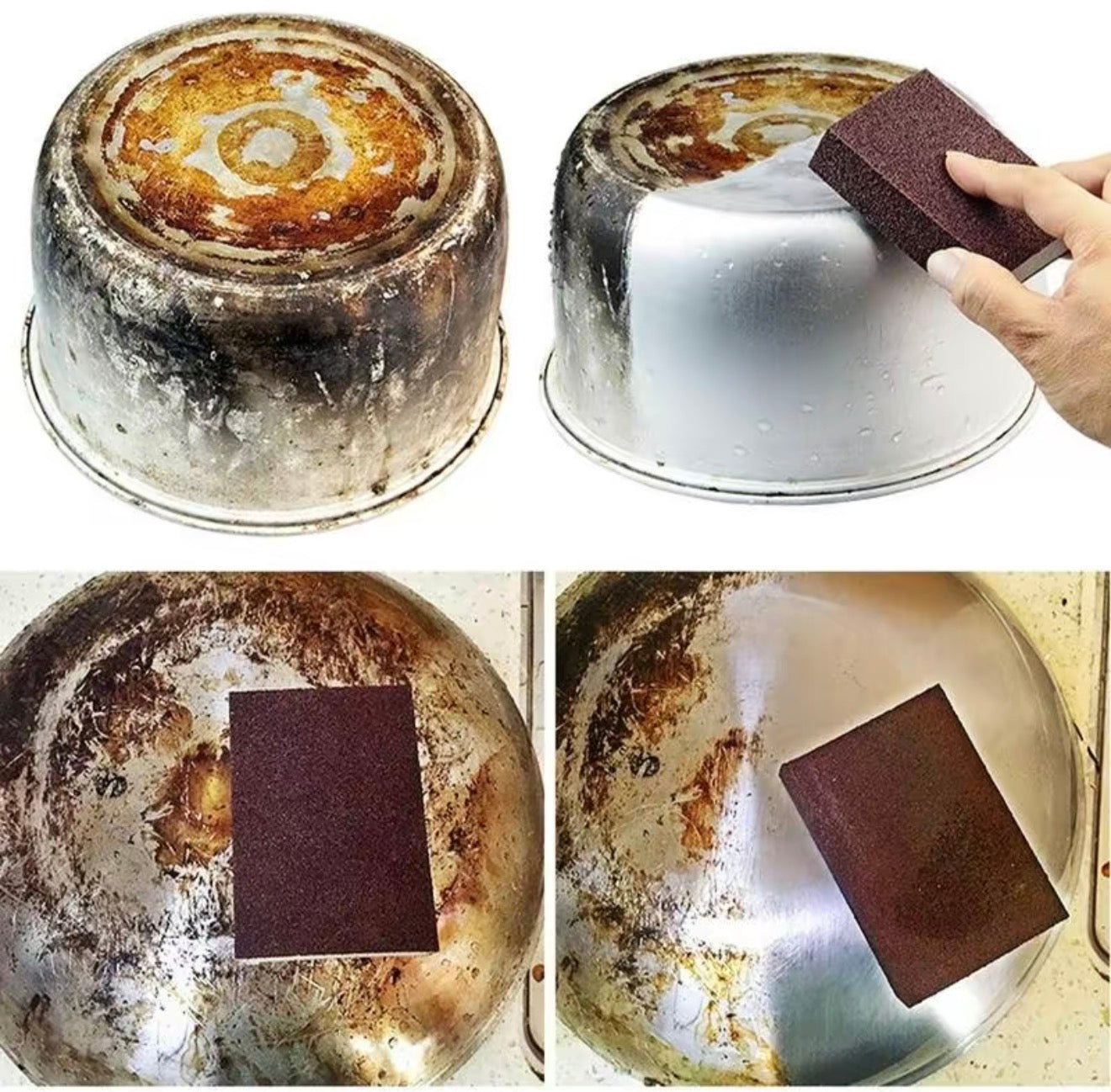 SparkScrub Emery Cleaning Sponge - 3-Pack