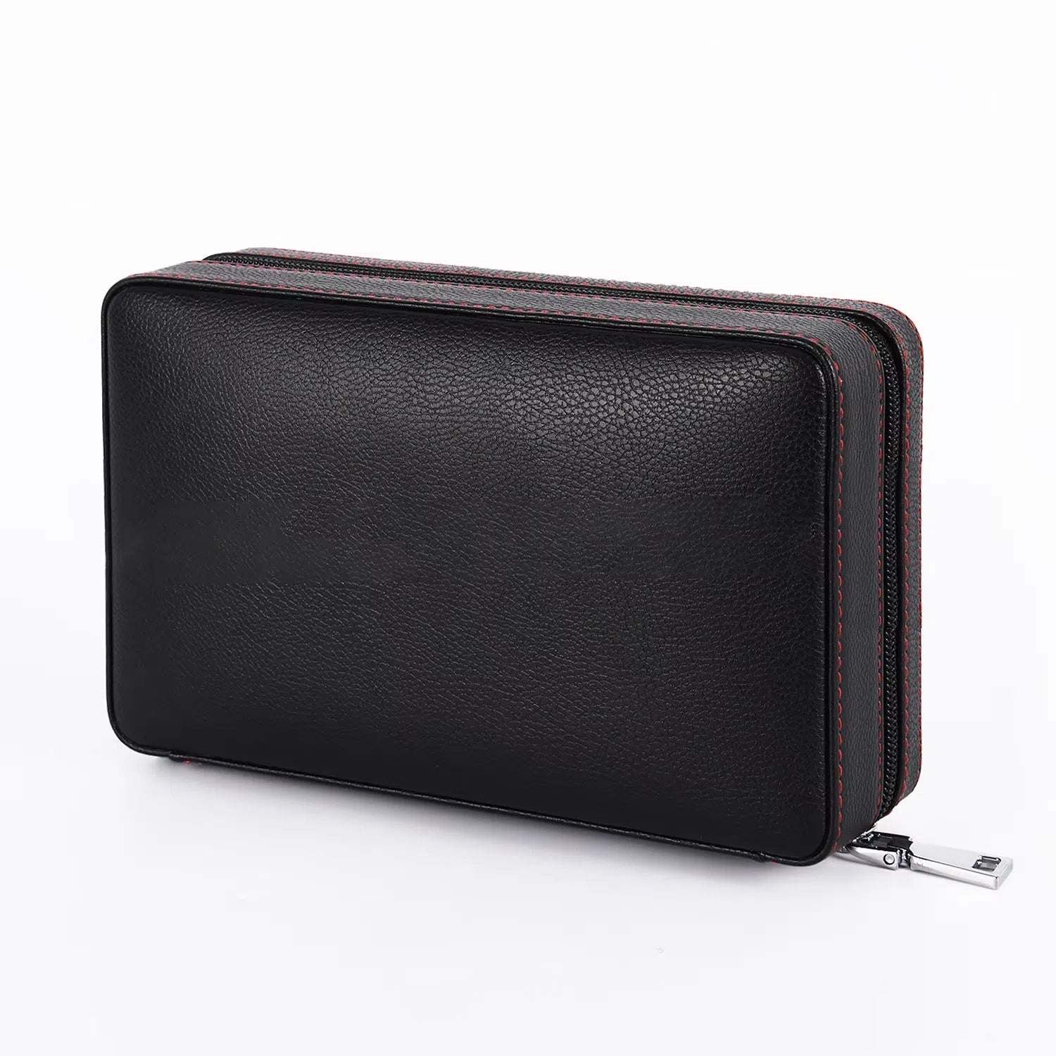 Cigar box portable zipper bag four pack mellow and moisturizing smoking accessories cedar wood gift box travel companion - Korvel