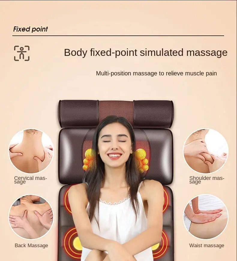 Remote Control Car Electric Portable Back Massage Cushion Pillow Shiatsu Neck And Back Massager Cushion With Heat - Korvel