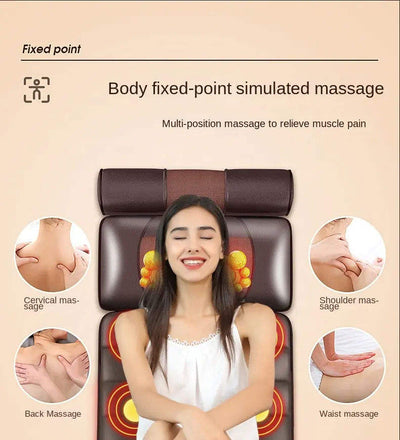 Remote Control Car Electric Portable Back Massage Cushion Pillow Shiatsu Neck And Back Massager Cushion With Heat - Korvel