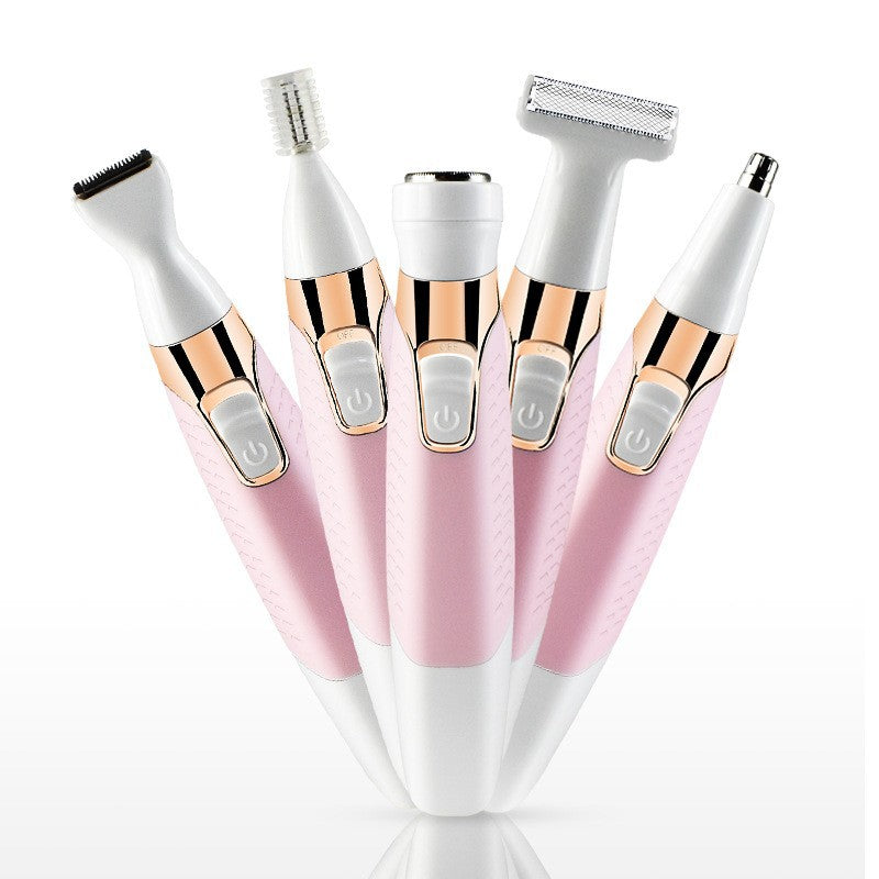 5-in-1 Electric Lady Shaver & Trimmer Set