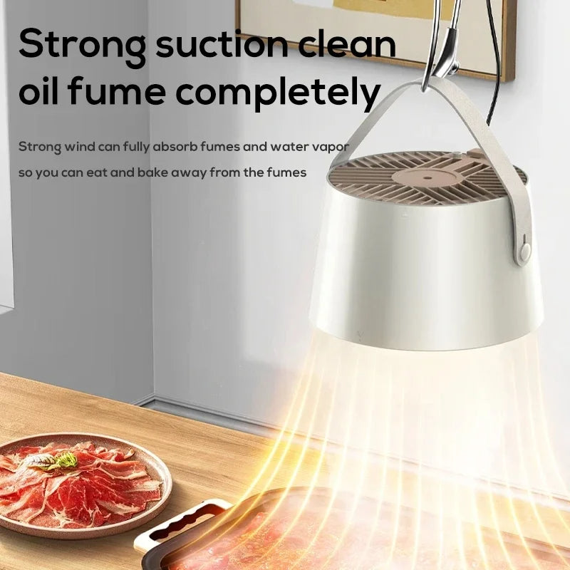 Portable USB Desktop Range Hood with Powerful Suction