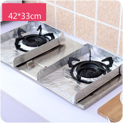 Tapis d'isolation en aluminium pour cuisinière à gaz - 2 pièces