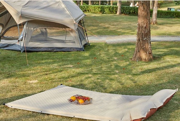 Product camouflage Can Be Spliced Self Inflating Cushion Air Mattress Camping Mat With Pillow - Korvel