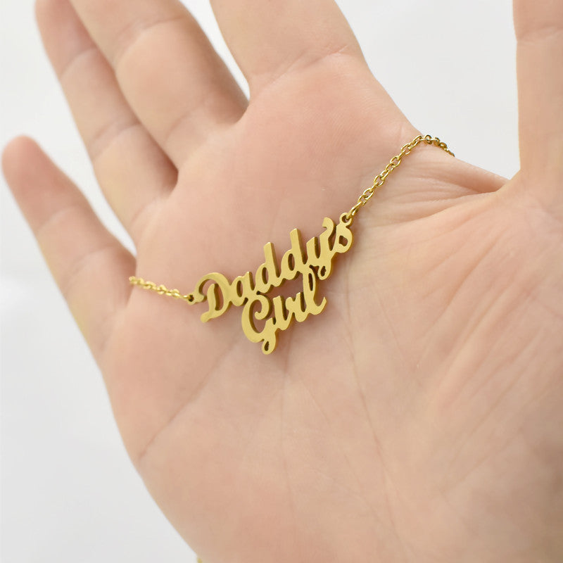 Daddy's Girl Necklace - Elegant Family Jewelry