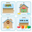Puzzle de Correspondance de Formes en Bois Montessori pour l'Éducation Précoce