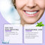 Ensemble de blanchiment des dents tonique violet pour une haleine fraîche
