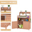 Outdoor gardening workbench with large storage cabinets and a rooftop terrace - Korvel