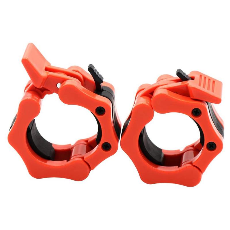 Olympic 2" Spinlock Barbell Collars - Secure Weight Lifting Clips