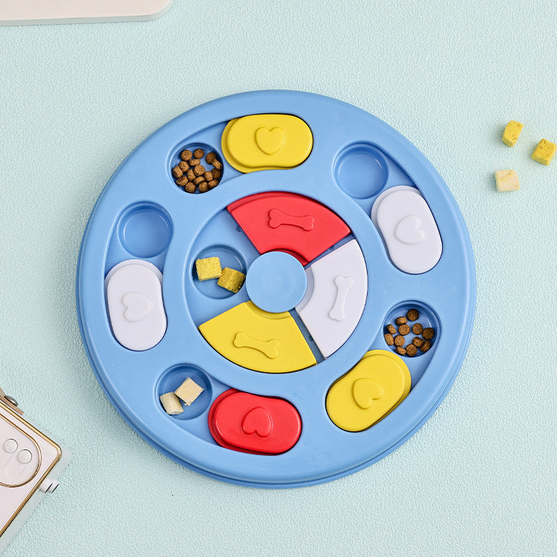 Interactive Slow Feeder Dog Bowl - Puzzle Toy for Pets - Korvel