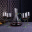 Enamel lead-free red wine cup crystal glass high footed cup decanter set - Korvel