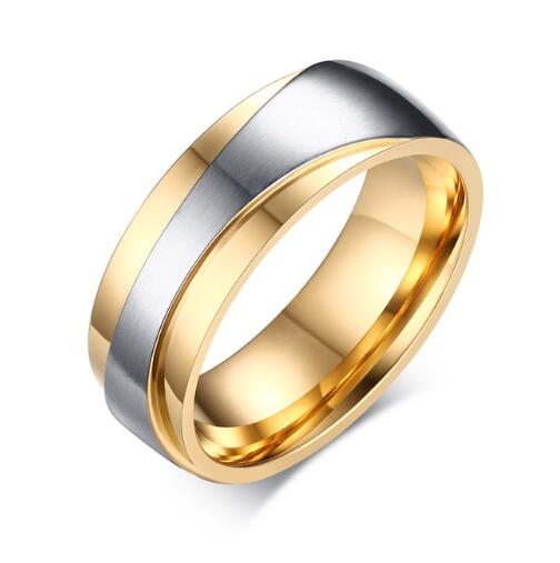 Bagues de mariage Vnox Premium pour couples - Cadeau de promesse élégant