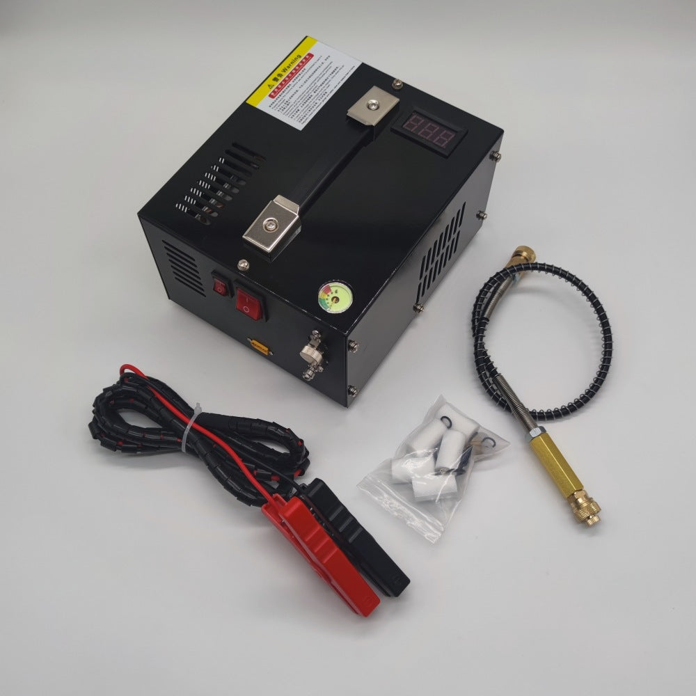 Car 12V Electric High-Pressure Air Compressor 30MPA Diving Breathing Pump 4500PSI - Korvel