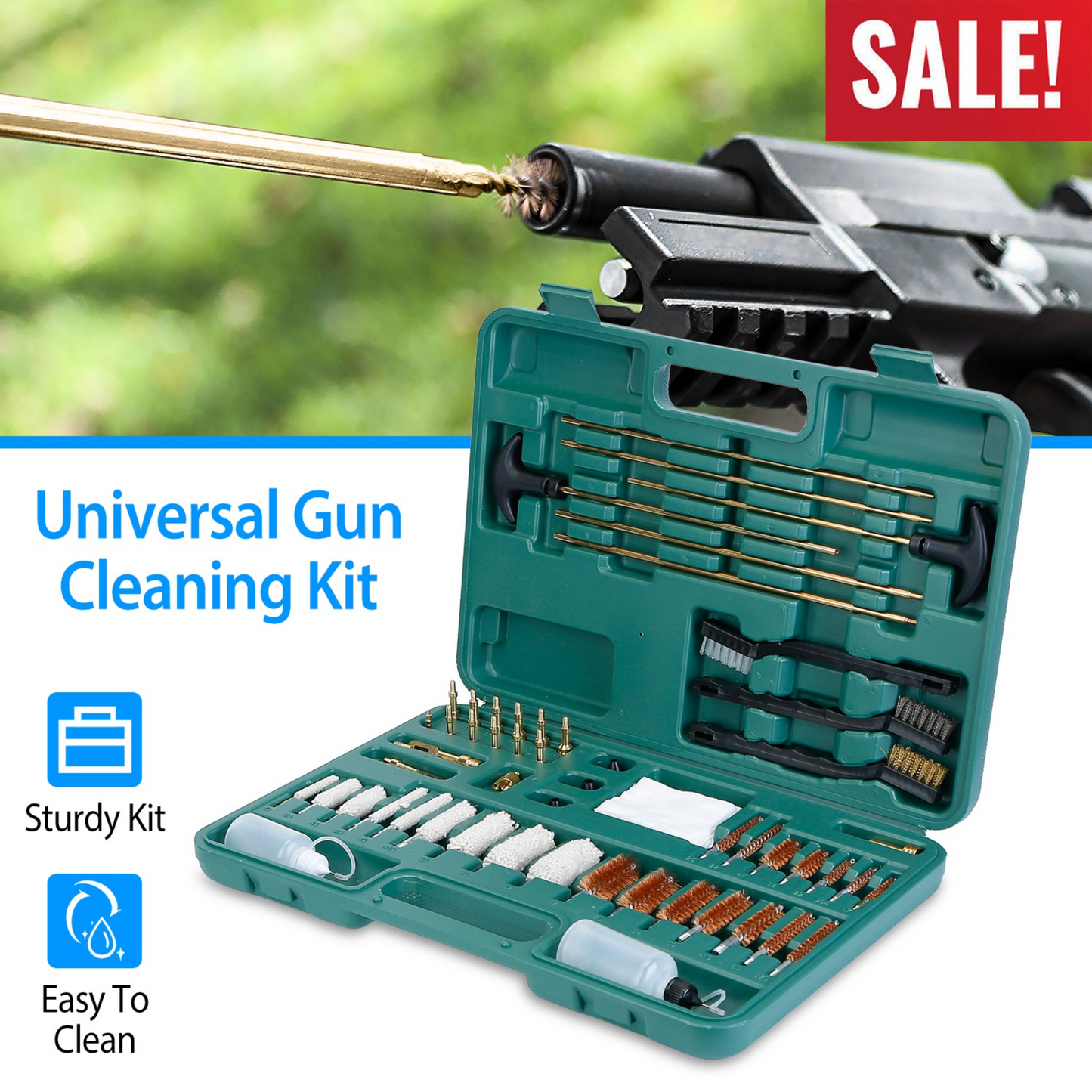Kit de nettoyage universel GBruno pour armes à feu