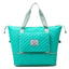 Foldable Travel Duffle Bag with Rhombus Design