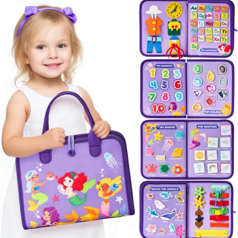 Montessori-Inspired Toddler Busy Board