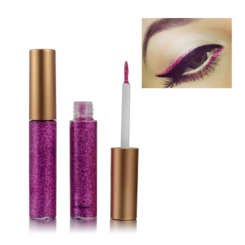 HANDAIYAN Explosive Glitter Liquid Eyeliner Set Sequin Pop Eyeliner Liquid 10 Pack - Korvel