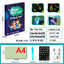 Draw With Light Fun  Glowing Paint Glow Light Tablet Draw With Light Fun And Developing Toy - Korvel