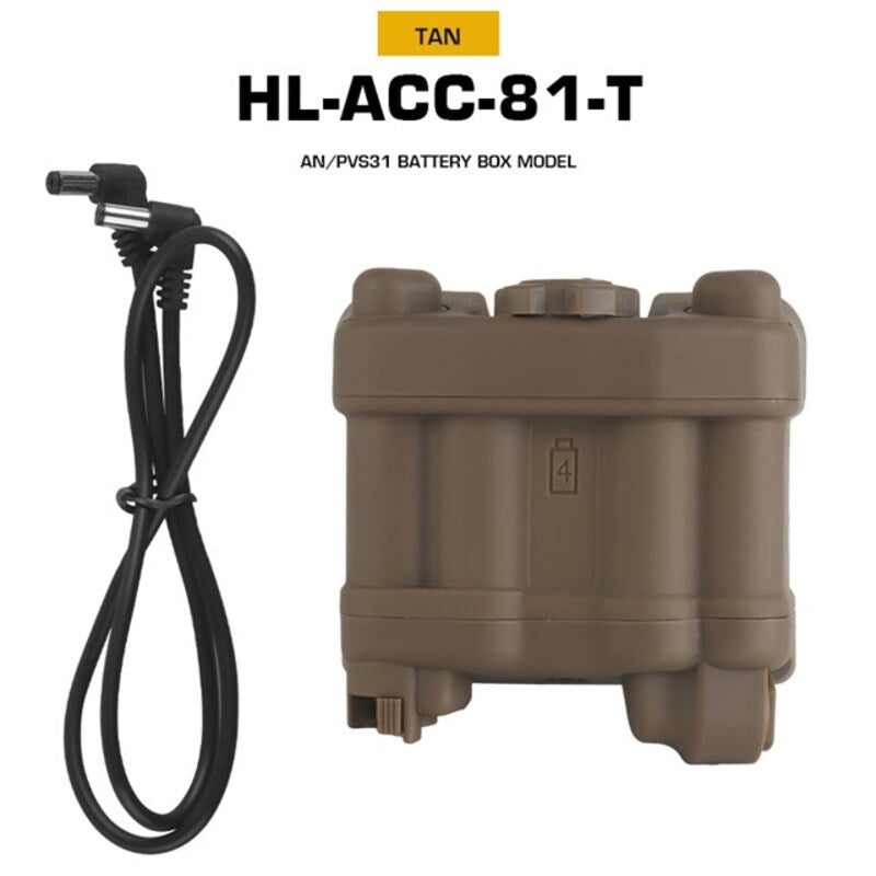 AN/PVS31 Battery Box Model, Accessories for Night Vision Device Model - Korvel