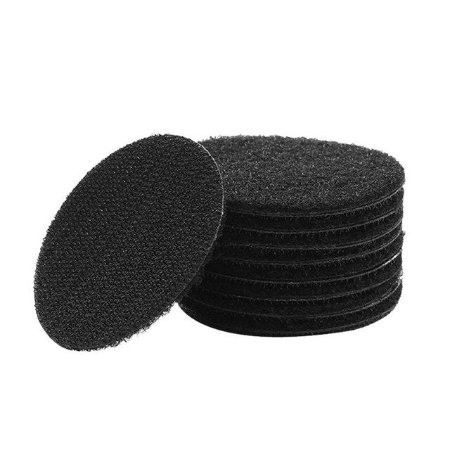 5 Pairs Double-sided Fixed Magic Sticky Self Adhesive Hook Loop Round Pads Craft Tape Bedcloths Sofa Carpet Non-slip Holder - Korvel